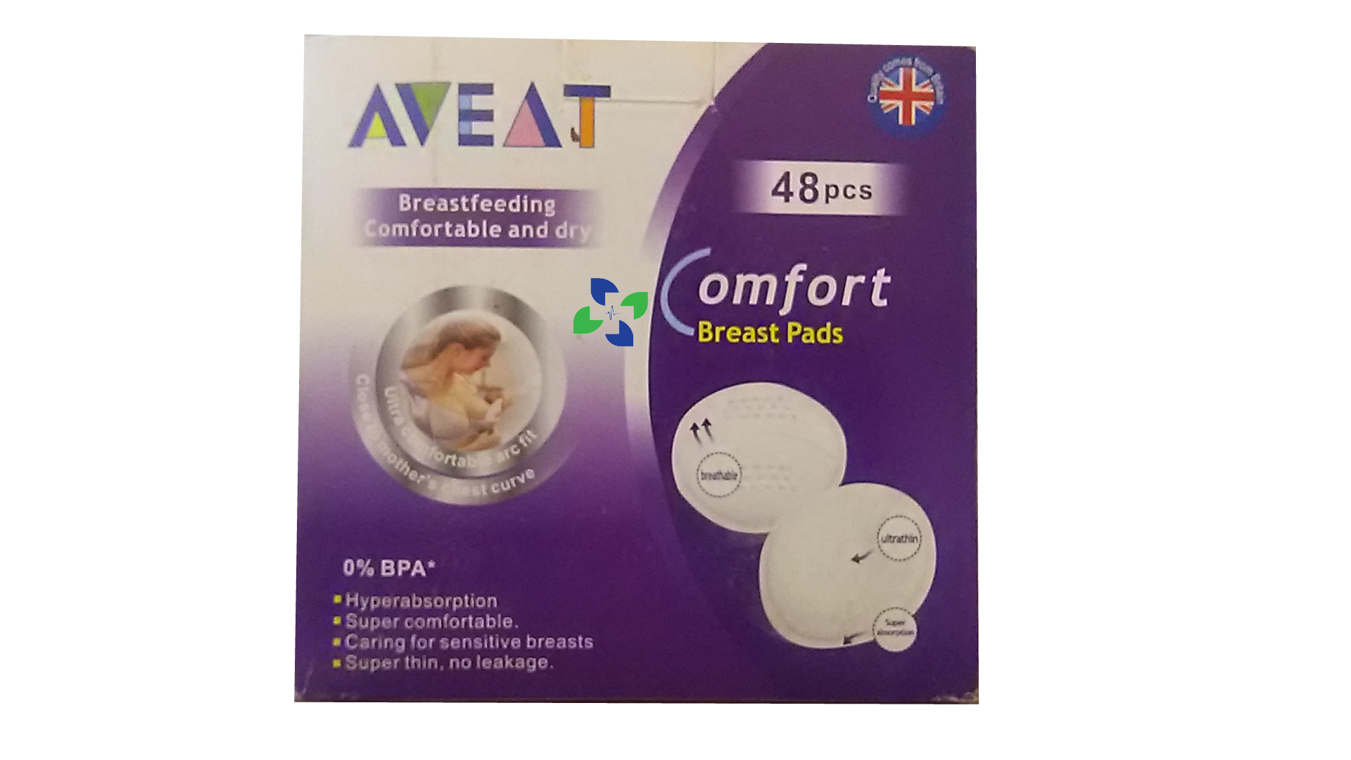 AVENT MAX COMF. BREAST PADS 07621